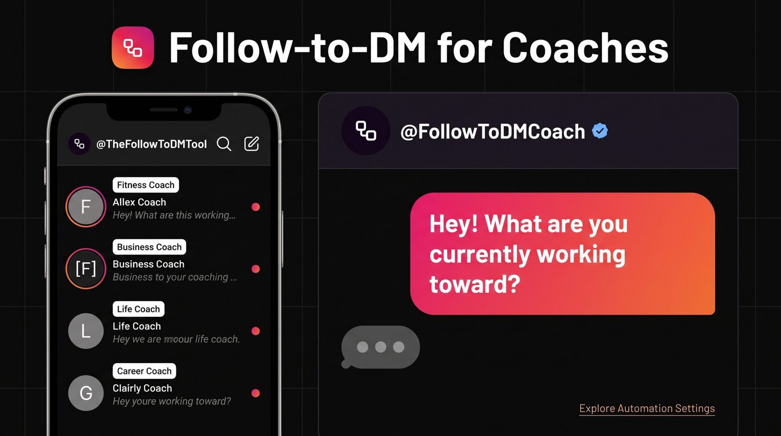 20 Instagram Follow To DM Templates For Coaches