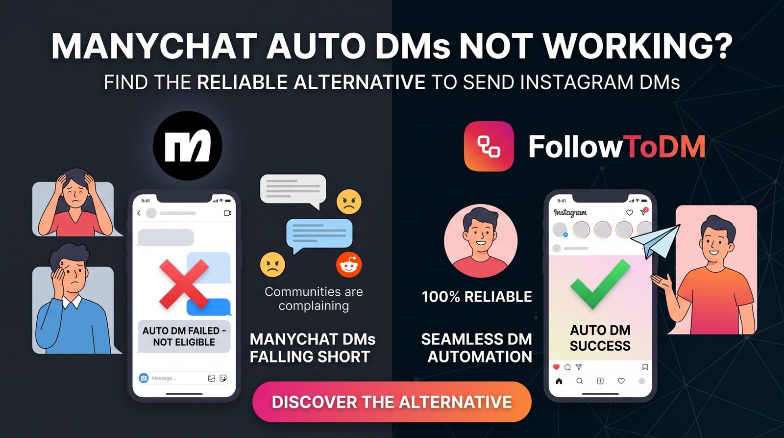ManyChat Alternative to Automatically DM New Instagram Followers