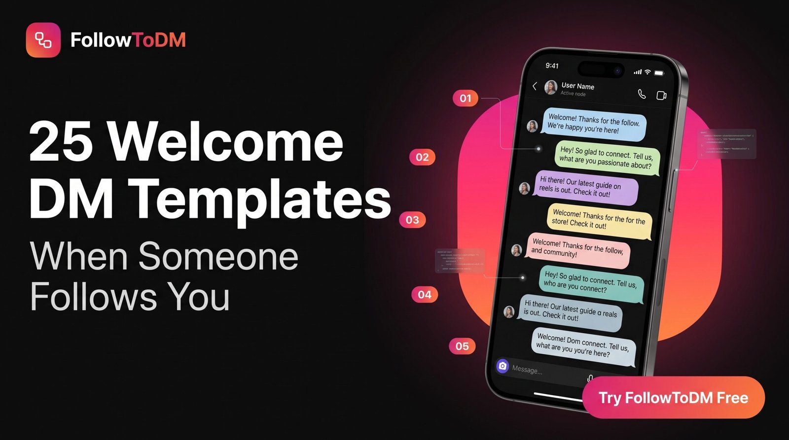 25 Instagram Welcome DM Templates When Someone Follows
