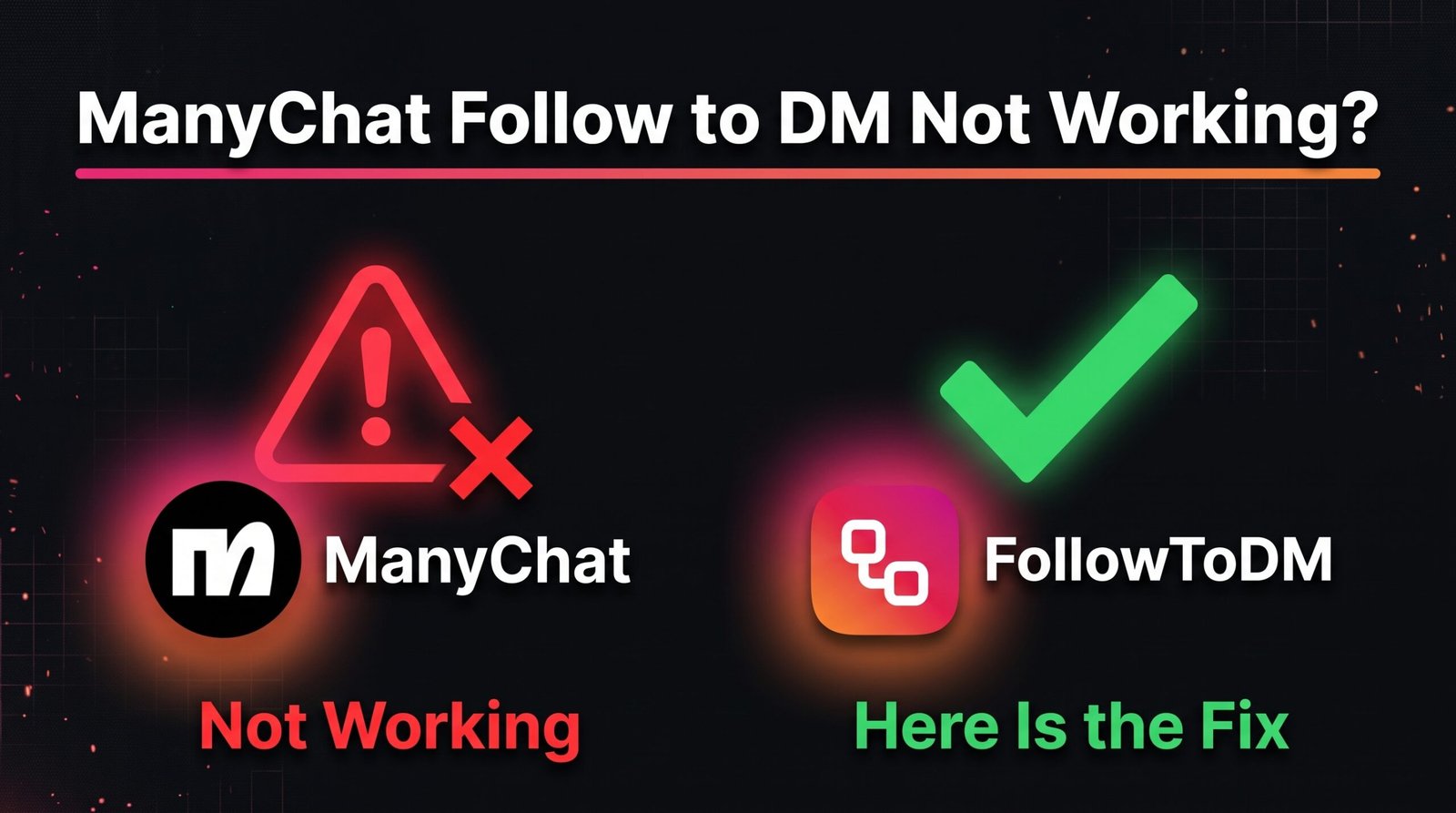 Say Hi To New Followers ManyChat Not Working? Here Is The Fix